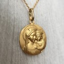 Médaille Vierge couronnée à l'enfant