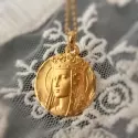 Médaille Vierge aux étoiles 18mm