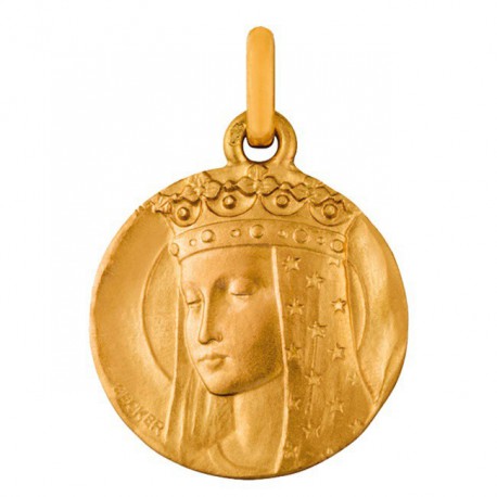Médaille Vierge aux étoiles 18mm