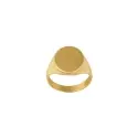 Chevalière armoriée - Chevalière or ovale • Homme 10.5*13.5mm - 0
