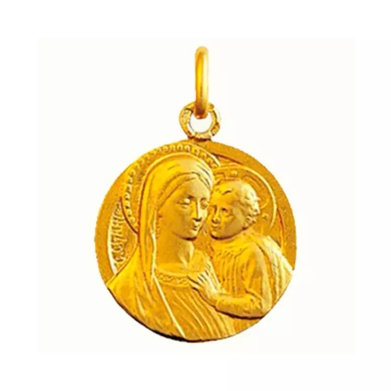 Médaille Notre Dame du Bon Conseil en or jaune Arthus Bertrand MAISON