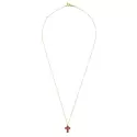 COLLIER CROIX CORAIL JEANNE