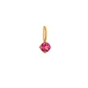 Collier - Sautoir réglable en or avec une tourmaline - 3