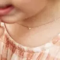 Collection Little diamant - Collier enfant coeur Lucie - 1