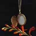 Collection Les Antiques - Pendentif locket contour tressé Charles - 1