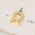 Médaille vierge de profil Gaspard