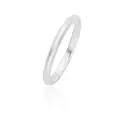Alliance pour homme - Alliance demi jonc homme largeur 2 mm - 1