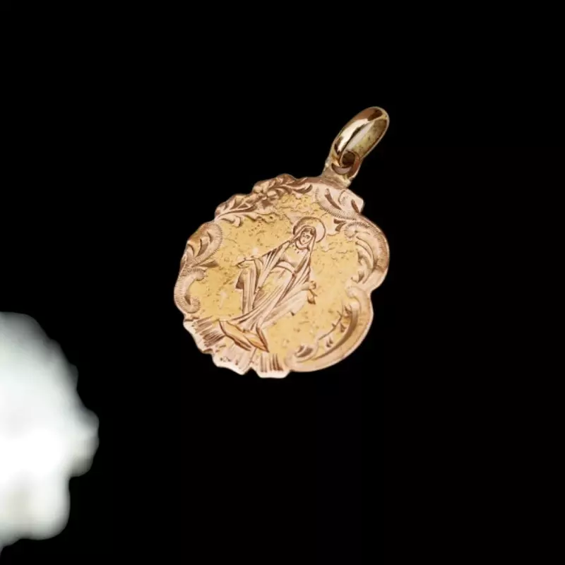 Collection Les Antiques - Médaille Vierge deux ors Germaine