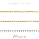 Chaine de baptême - Chaine forçat rond médium en or rose • 45cm 1.9gr - 4