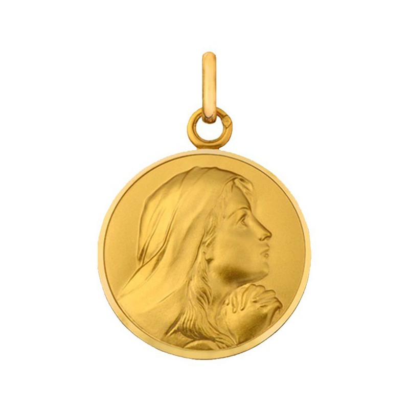 Médaille Vierge en contemplation