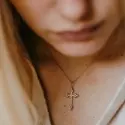 Joaillerie - Croix Céleste • Or rose & diamants - 1