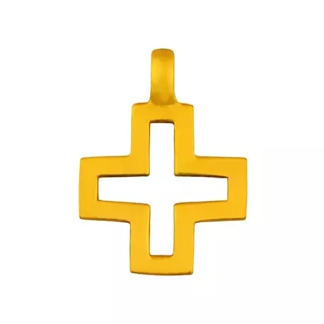 Pendentif croix ajourée