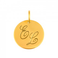 Médaille Jeton 14mm or jaune