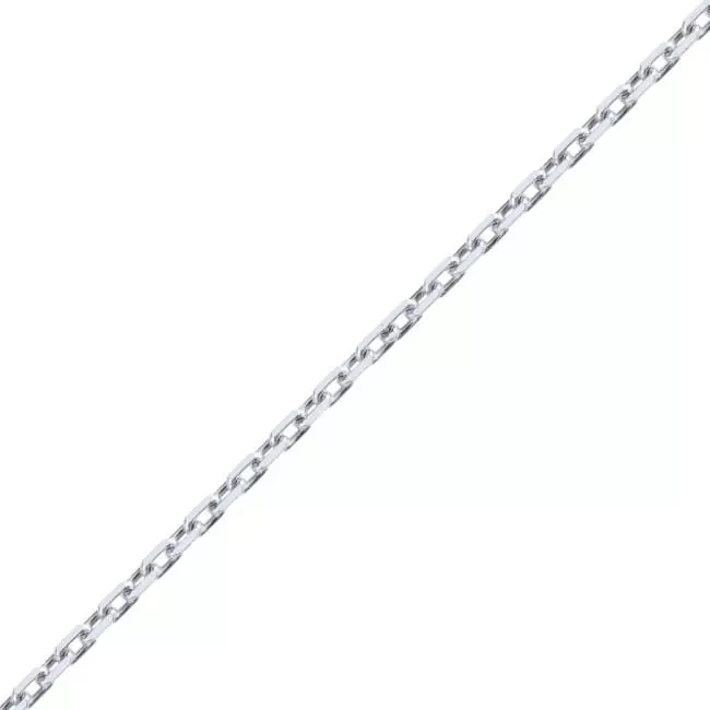 Chaine maille forçat 45cm 2.2gr or blanc