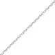 Chaine forçat médium en or blanc • 50cm 2.45gr