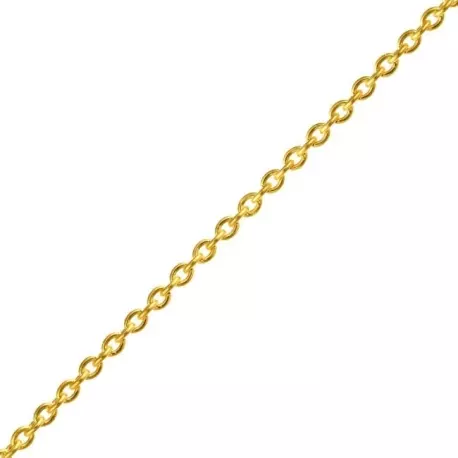 Chaine maille forçat rond 45cm 3.2gr