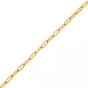 COLLIER MAILLE RECTANGLE OR JAUNE