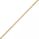 Chaine de baptême - Chaine forçat rond médium en or rose • 45cm 1.9gr - 0