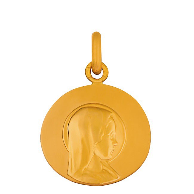 Médaille Vierge jeune galet