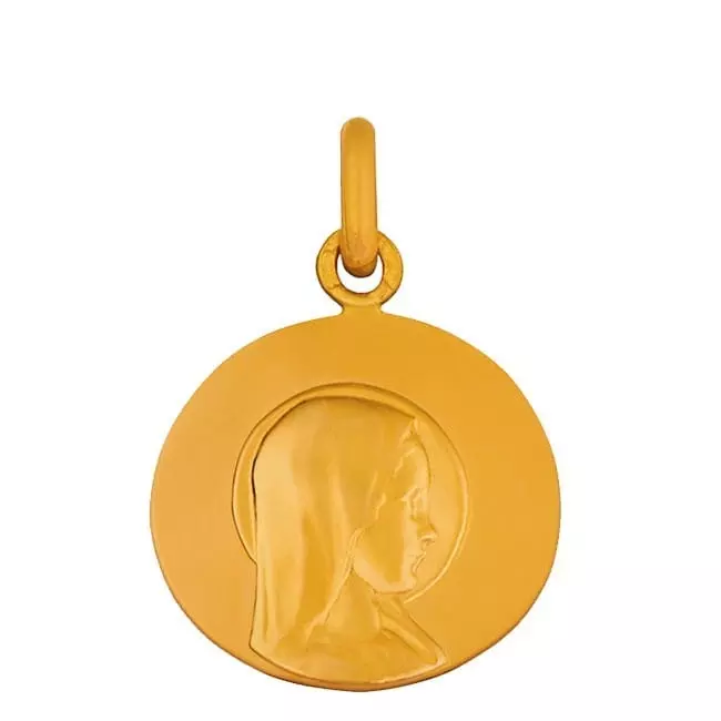 Médaille Vierge jeune galet