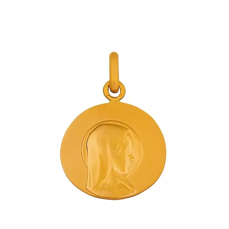 Médaille Vierge jeune galet