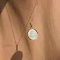Médaille Vierge à l'Enfant - Médaille Notre Dame de tendresse nacre - 1