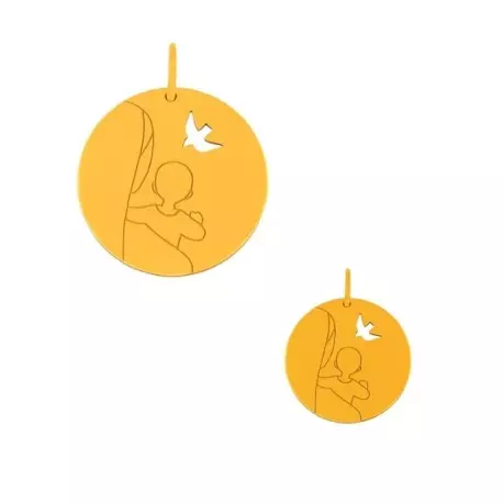 Duo médaille Vierge d'Espérance