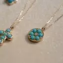 Collier Margaux turquoises et diamant