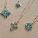 Collier Margaux turquoises et diamant