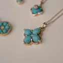 Collier Salomé turquoises et diamant