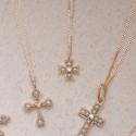 Collier Valentine diamant et perles