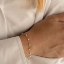 Bracelet Elise • Perle blanche