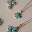 Collier Lou Turquoise et diamant