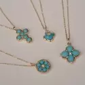 Collier Lou Turquoise et diamant