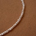 Collier Albane avec des perles blanches