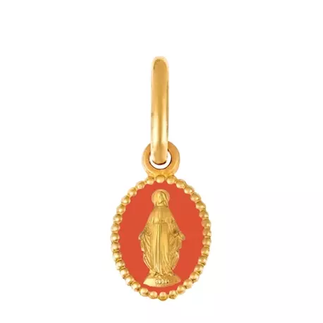 Médaille Miraculeuse Corail 10mm