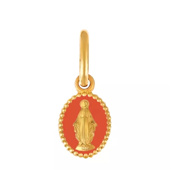 Médaille Miraculeuse Corail 10mm