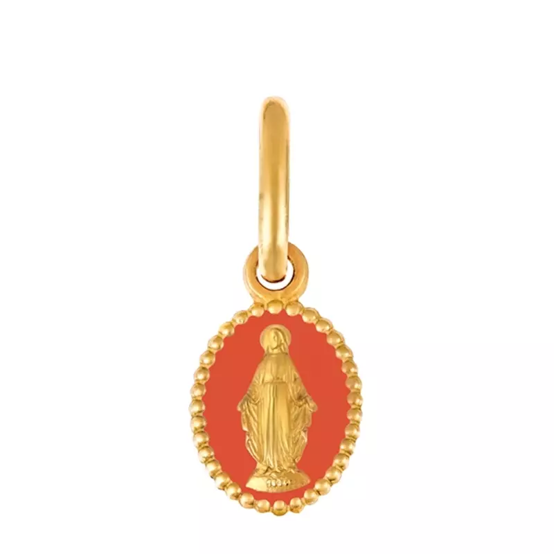 Médaille Miraculeuse Corail 10mm