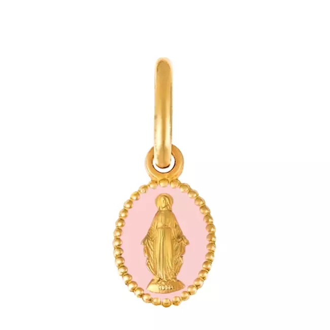 MEDAILLE MIRACULEUSE LAQUE ROSE POUDRE