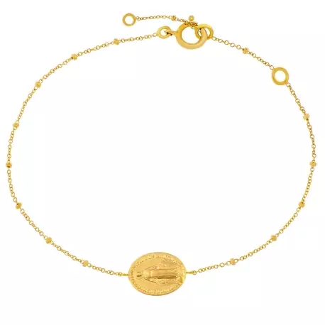 Bracelet boules Médaille Miraculeuse