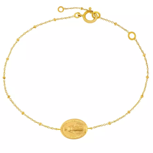 Bracelet boules Médaille Miraculeuse