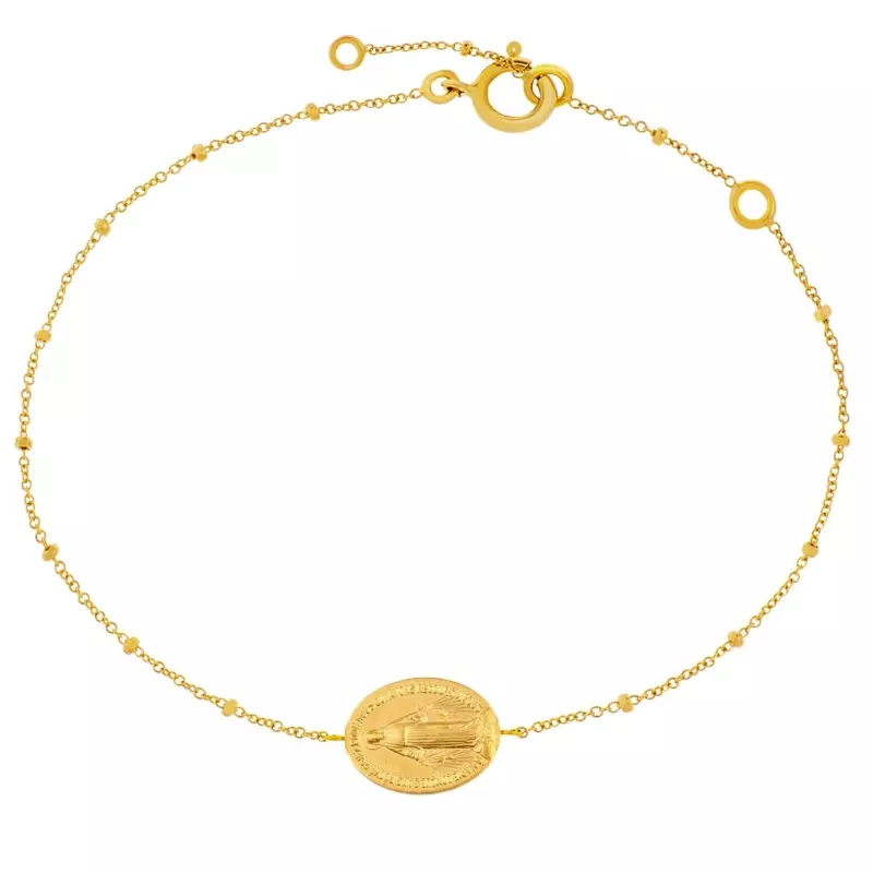 Bracelet boules Médaille Miraculeuse