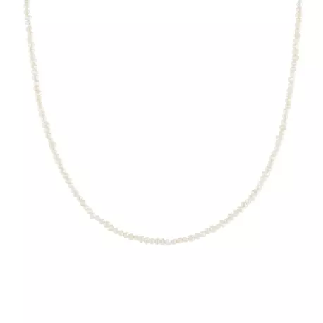 Collier Albane avec des perles blanches