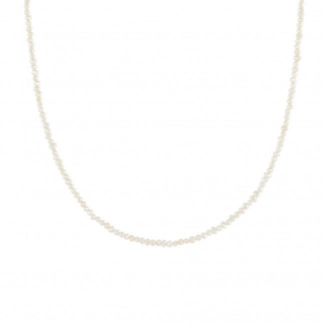 Collier Albane avec des perles blanches