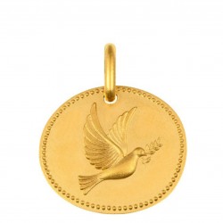 Médaille Galet colombe