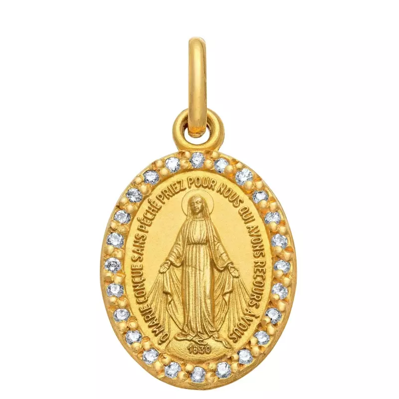 MEDAILLE VIERGE MIRACULEUSE DIAMANT