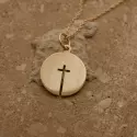 Pendentif croix ouverte 14mm