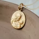 Médaille de baptême Notre Dame de la confiance