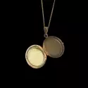 LOCKET A DECOR FEUILLAGE