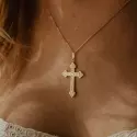 Pendentif croix classique - Pendentif croix Byzantine - 4